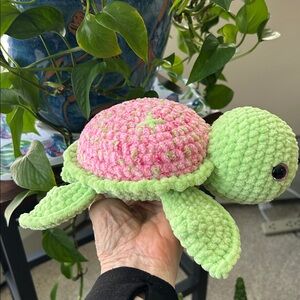 Crochet Sea Turtle Plushie Handmade